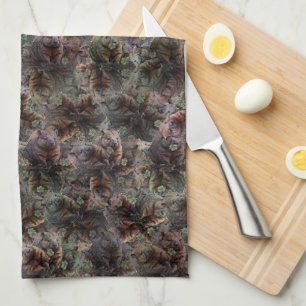 Reflections in the Burrow: The Symmetry of Wombats Tea Towel
