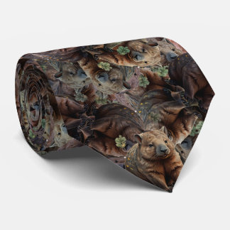 Reflections in the Burrow: The Symmetry of Wombats Tie