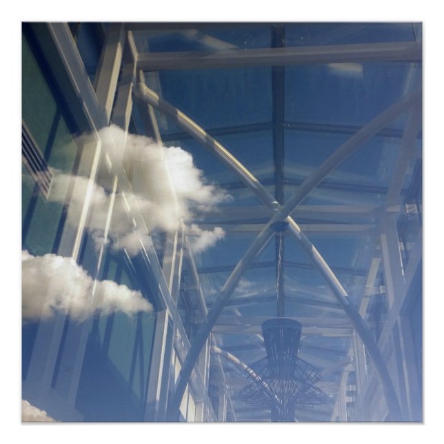 reflections in window poster (Front)