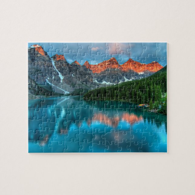Reflections Moraine Lake Banff National Park Jigsaw Puzzle (Horizontal)