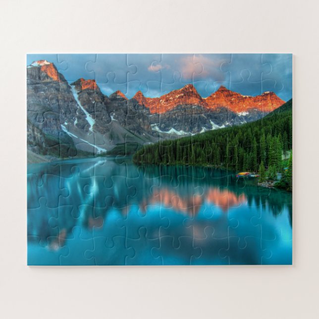 Reflections Moraine Lake Banff National Park Jigsaw Puzzle (Horizontal)