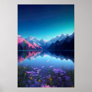 Reflections of a Pristine World Poster