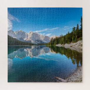 Reflections of Nature: Mountain Lake Jigsaw Puzzle
