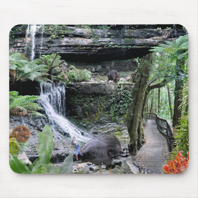 REFLECTIONS OF OZ Australian Rainforest Mouse Pad (Front)
