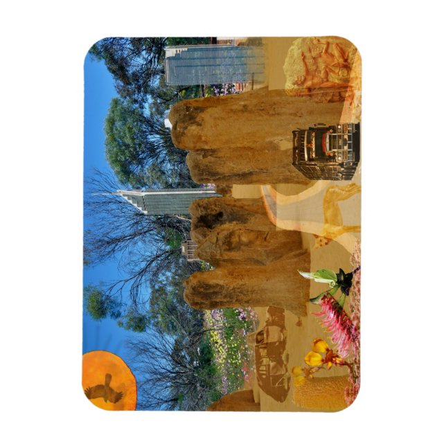 REFLECTIONS OF OZ Pinnicles To Perth Magnet (Vertical)