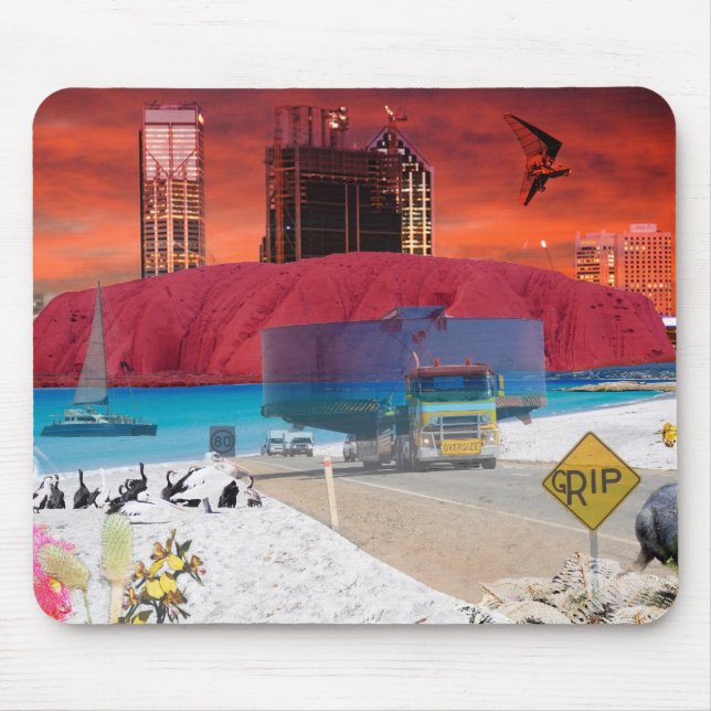 REFLECTIONS OF OZ Uluru to the coast Mouse Pad (Front)