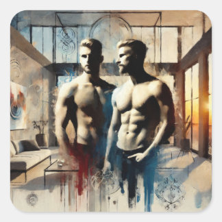 Reflections of Passion - The Modern Stretch Square Sticker