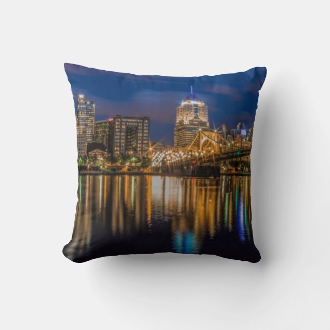 Reflections of Pittsburgh Cushion (Front)
