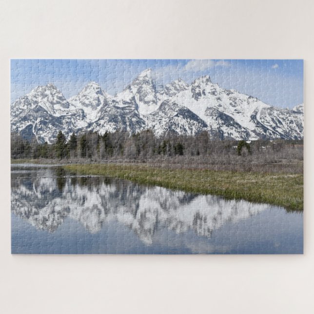 Reflections of the Grand Tetons - 20x30 - 1014 pcs Jigsaw Puzzle (Horizontal)
