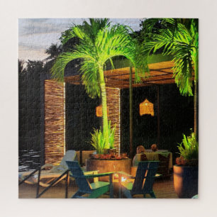 Reflections On The Other Side Lake Petén Itzá Jigsaw Puzzle