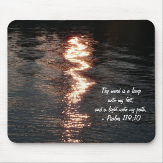 Reflections on Water-Scripture Mouse Pad