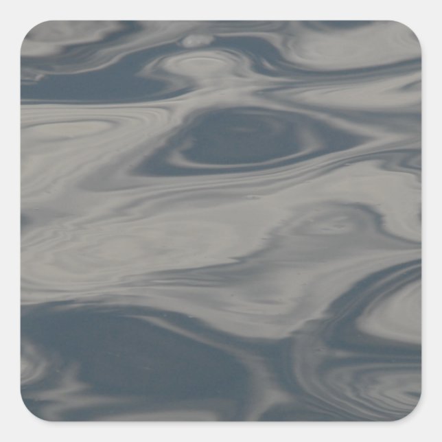 Reflections on Water Square Sticker (Front)