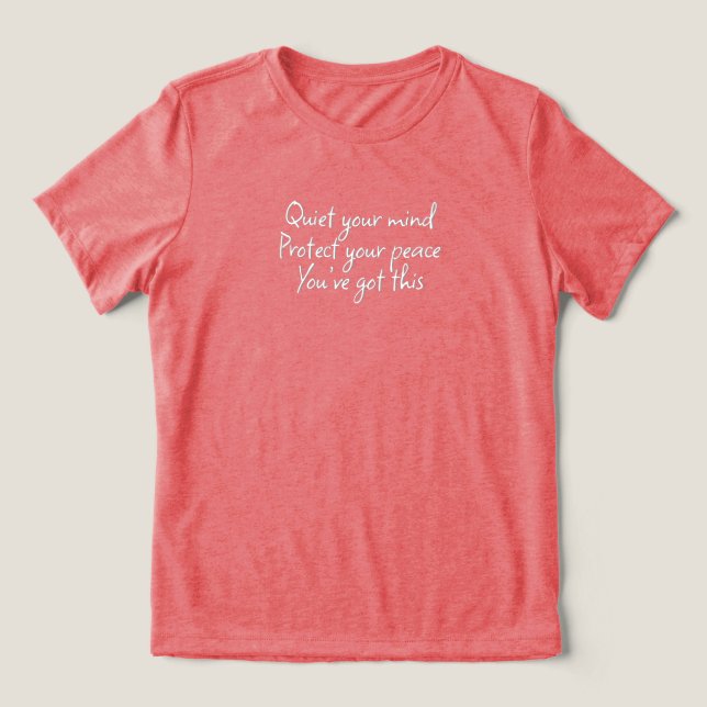 Reflections plus size T-Shirt Tri-Blend Shirt (Design Front)