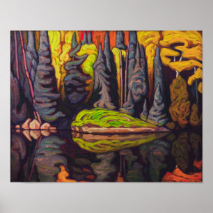 Reflections, Sand Lake, Algoma   Lawren Harris   Poster