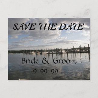 Reflections SAVE THE DATE Announcement Postcard