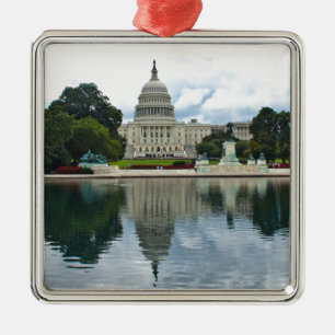 Reflections- US Capitol Metal Ornament