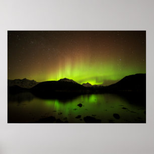Reflective Aurora Poster