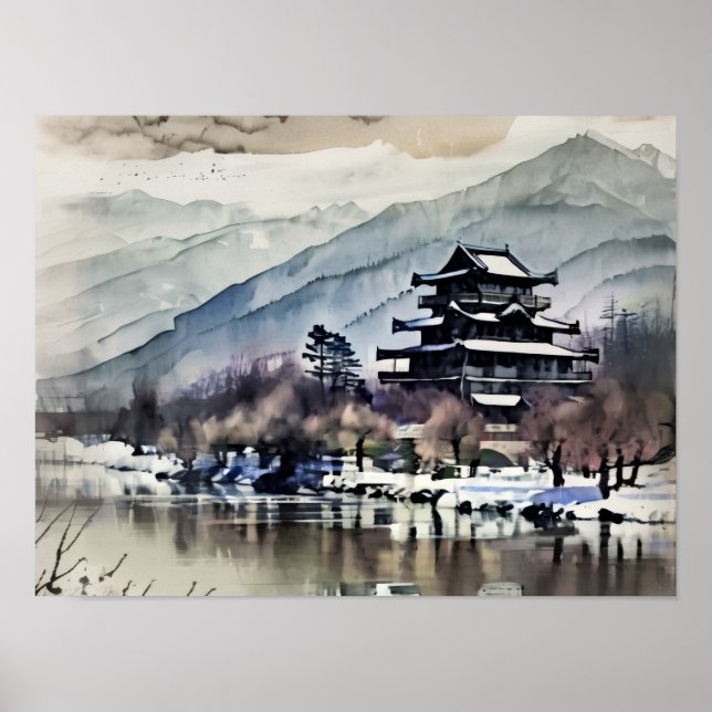 Reflective Castle Poster (Front)