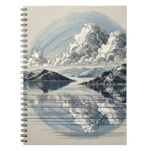 Reflective Clouds   Notebook Journal