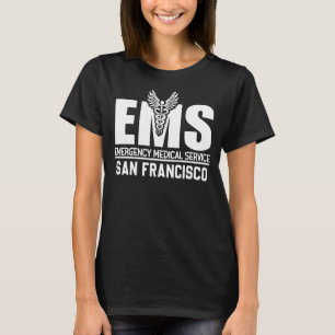 Reflective Emergency Medical Services San Francisc T-Shirt