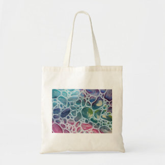 reflective pebbles tote bag
