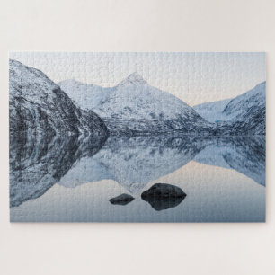 Reflective Portage Lake Jigsaw Puzzle