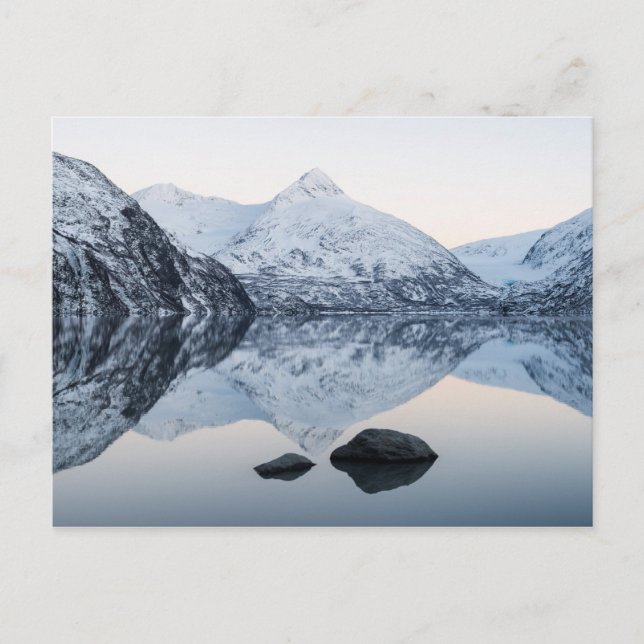 Reflective Portage Lake Postcard (Front)