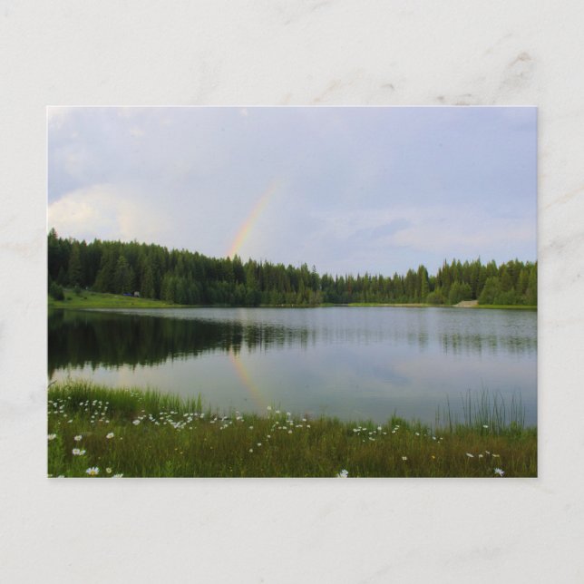 Reflective Rainbow - Marshall Lake Postcard (Front)