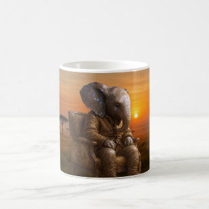Reflective Safari Elephant Coffee Mug