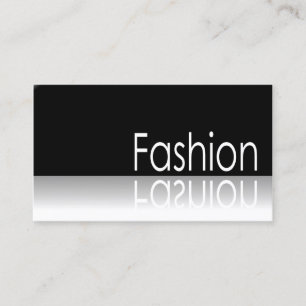 Reflective Text - Fashion - Business Card