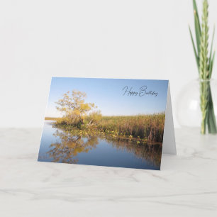 Reflective Waters - Birthday Card