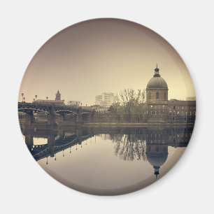 "Reflets sur la Garonne - Toulouse" Magnet