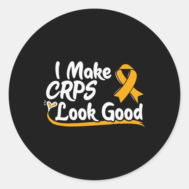 Reflex Sympathetic Dystrophy Gift - Rsd Awareness  Classic Round Sticker (Front)