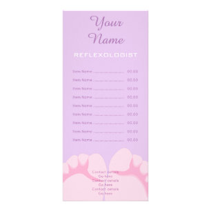 Reflexologist Rack Card