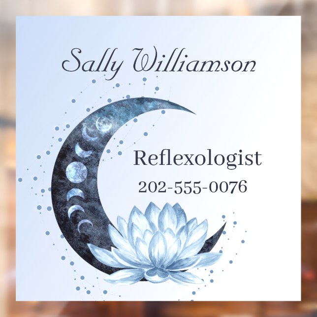 Reflexology Blue Lotus Flower Business  (Sheet 2)