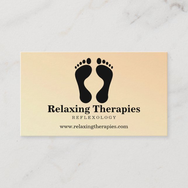 Reflexology Business Card (Front)