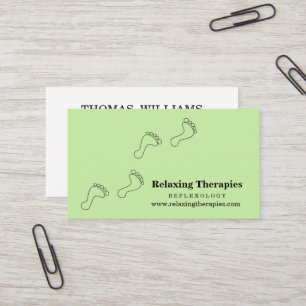 Reflexology Business Card