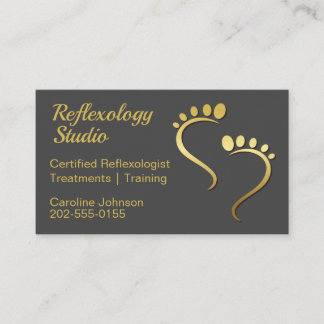 Reflexology Foot Care Business Card