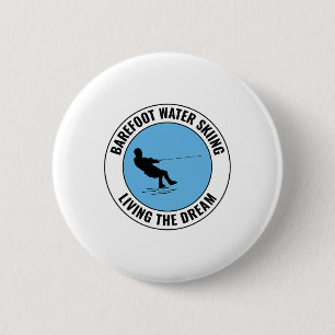 Refoot Water Skiing Motorboat Sport Aquatic Activi 6 Cm Round Badge