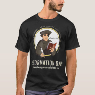 Reformation Day holiday for theology nerds  funny  T-Shirt