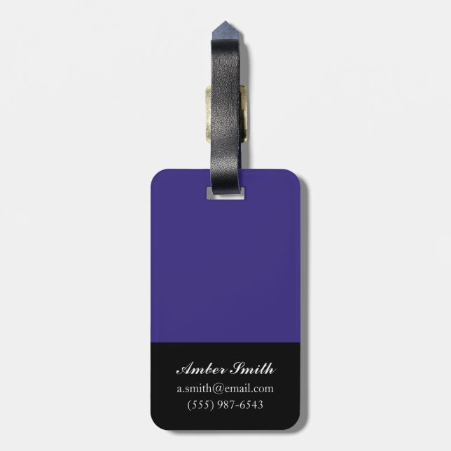 Refraction 1988 luggage tag (Back Vertical)