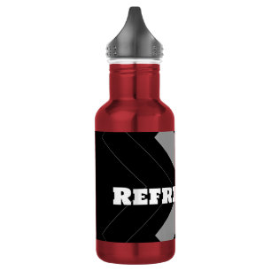 Refresh Me Custom Photo and Text Holtwood font 532 Ml Water Bottle