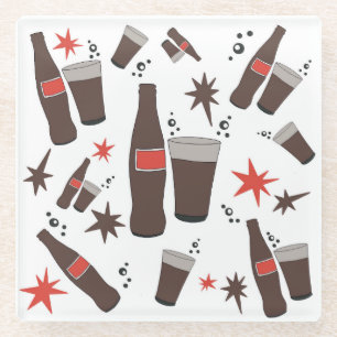 Refresh this summer with a drink. glass coaster