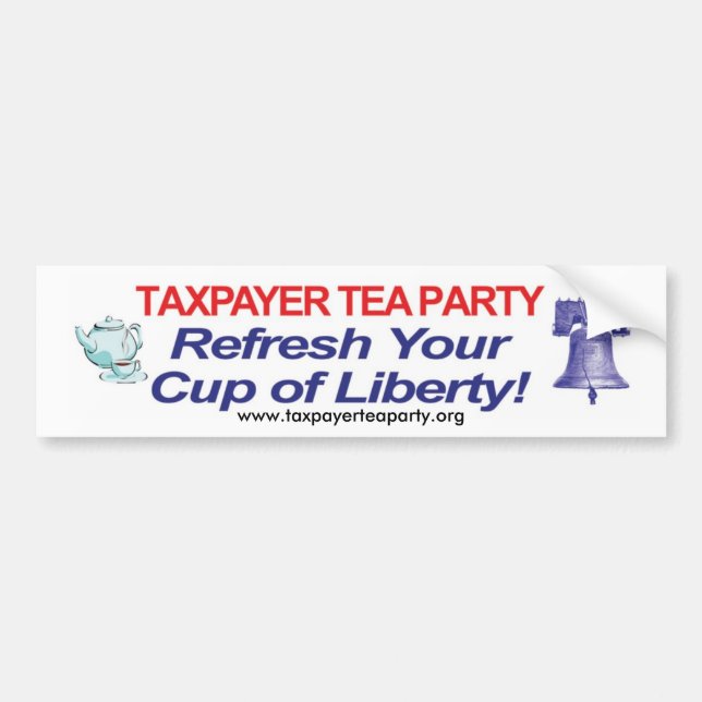 Refresh Your Cup of Liberty! bumper sticker (Front)