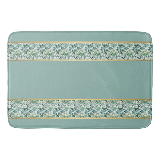Refresh Your Space with a Mint Green Bath Mat (Front)