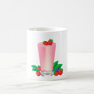 Refreshing Berry Smoothie Pink Drink  Coffee Mug