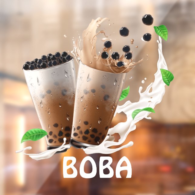 Refreshing Boba Tea Advertisement Front  (Sheet 2)