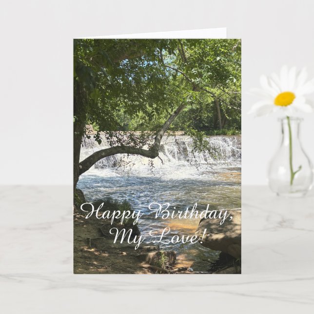 Refreshing, Happy Birthday My Love, Card (Small Plant)