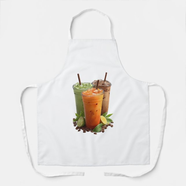 🧋 Refreshing Iced Drinks Apron (Front)
