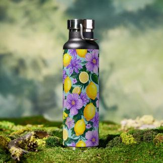Refreshing Lemon Summer Aesthetic Water Bottle